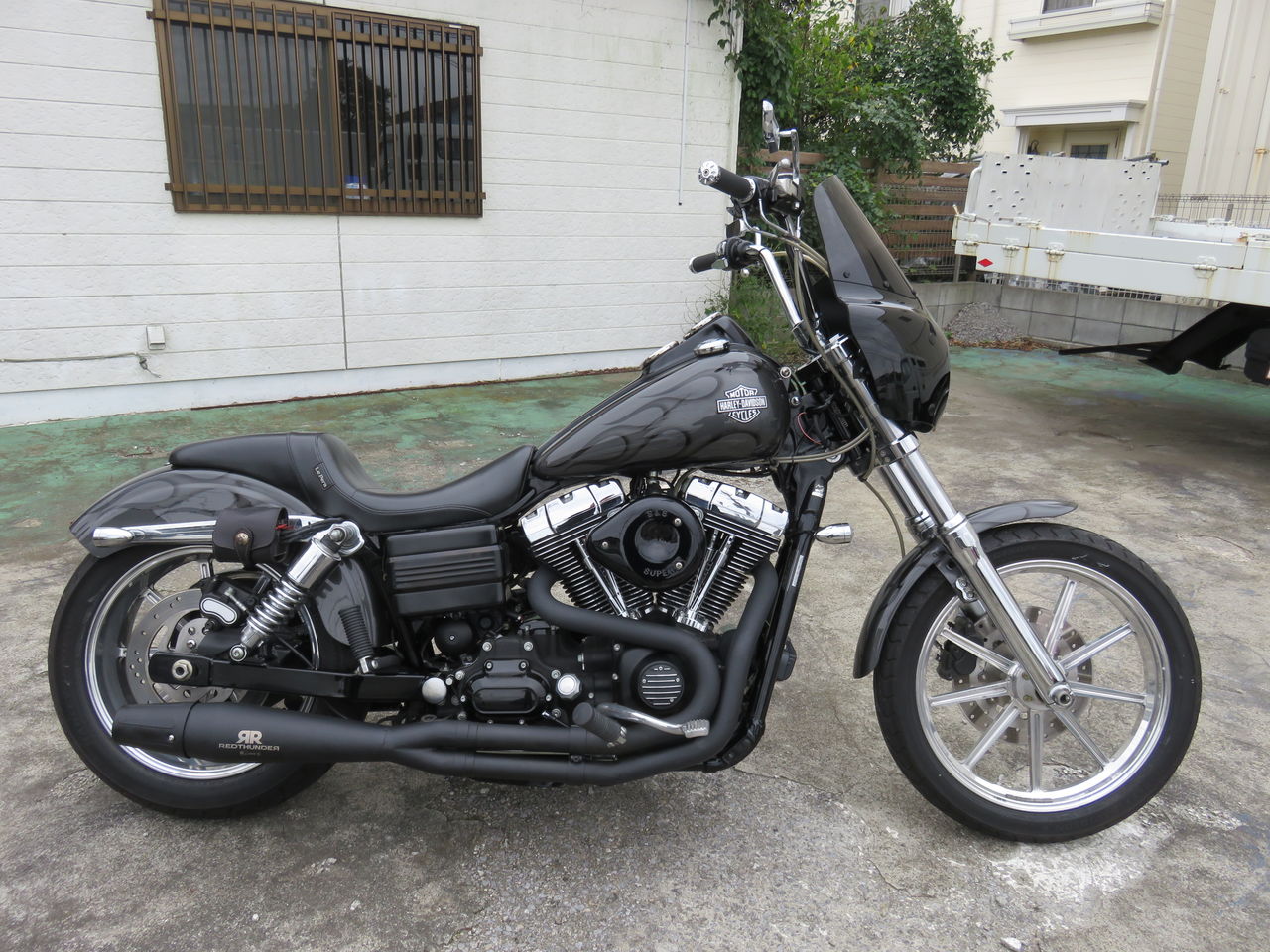 2008年式FXDL カスタム多数 クラブスタイル化 : HarleyDavidsonパーツ