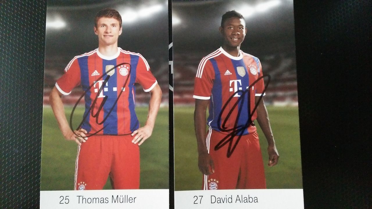 オートグラフカードが届いた！PART1-バイエルンミュンヘン 2014/15編