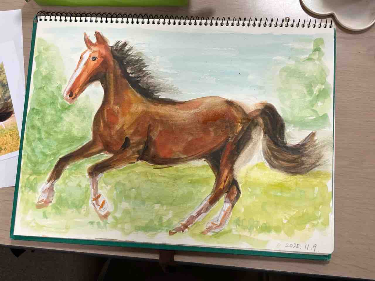 来年の干支 馬の絵 : 西滝直人 アトリエ日記