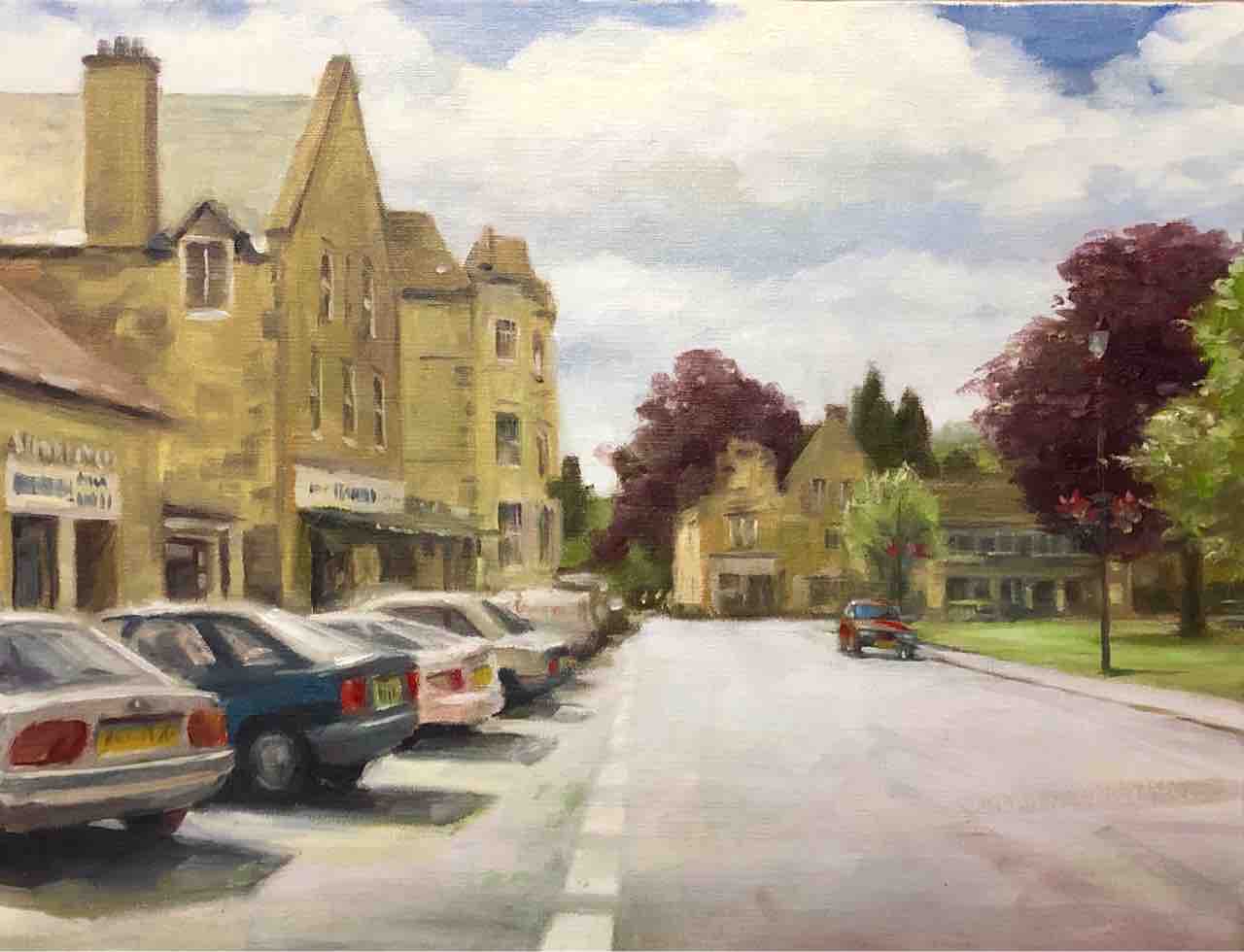 コッツウォルズの風景 完成！ : 西滝直人 アトリエ日記