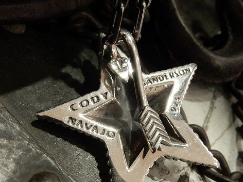 Cody Sanderson/BIG STAR PENDANT : CHARCOAL*GREEN BLOG NEWS