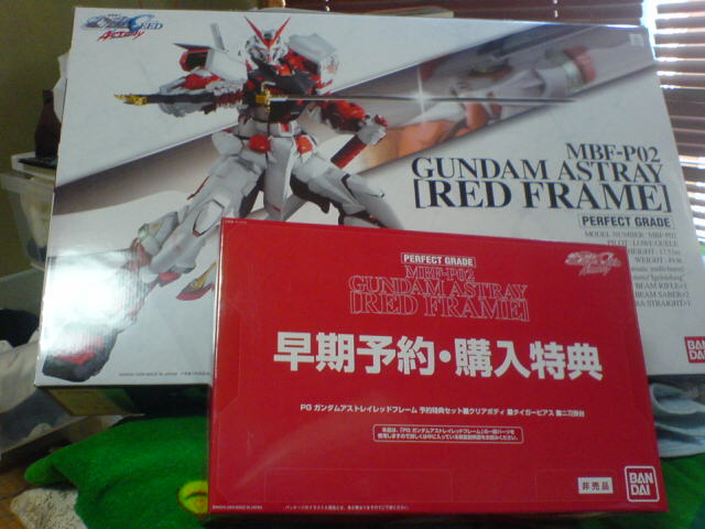 PG ガンダムアストレイ レッドフレーム 予約・購入特典 レビュー