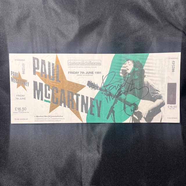 SOLD OUT!】PAUL McCARTNEY 1991年コンサートチケットがなんと全券で