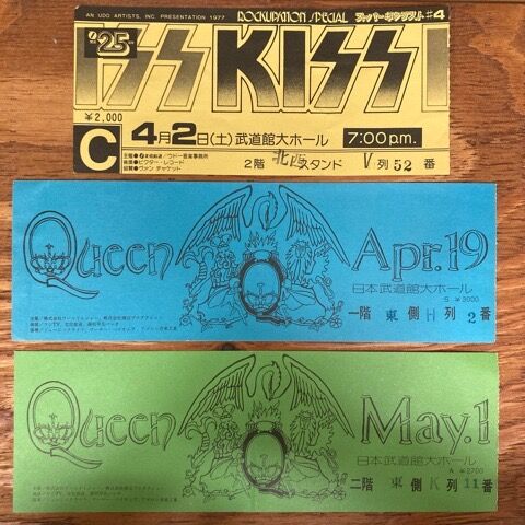 チケット半券79点 70年代＆初来日モノ多数！ レッド・ツェッペリン