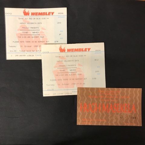 コレクターズアイテム‼】入荷の珍しい海外公演のチケット半券約40点