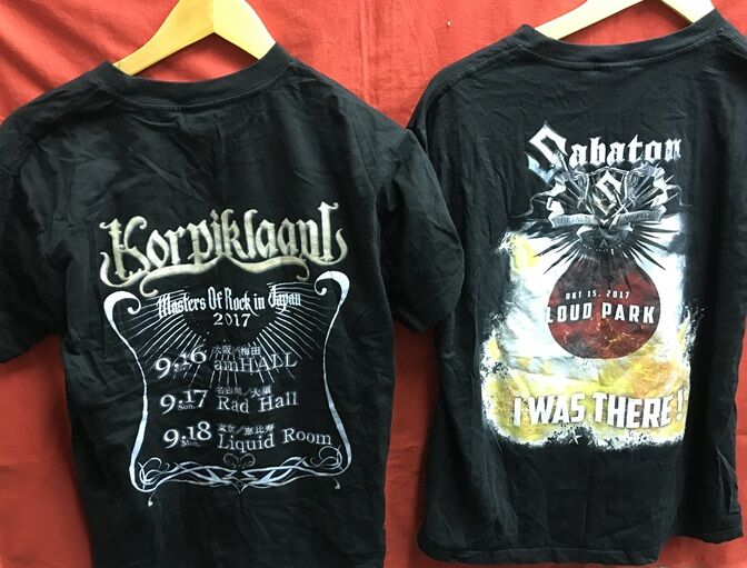 □中古□10/13 (日) METAL/PUNK/HARDCORE バンドTシャツ､CAP入荷