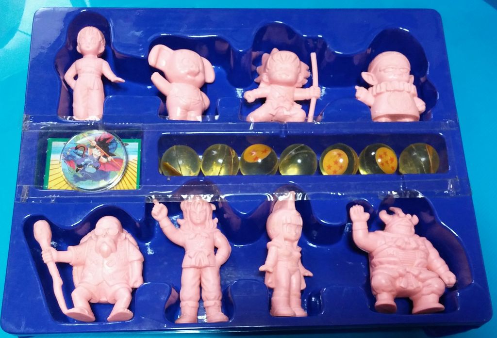 バンダイ ドラゴンボール 8人セット 消しゴム ドラ消し デカ消し