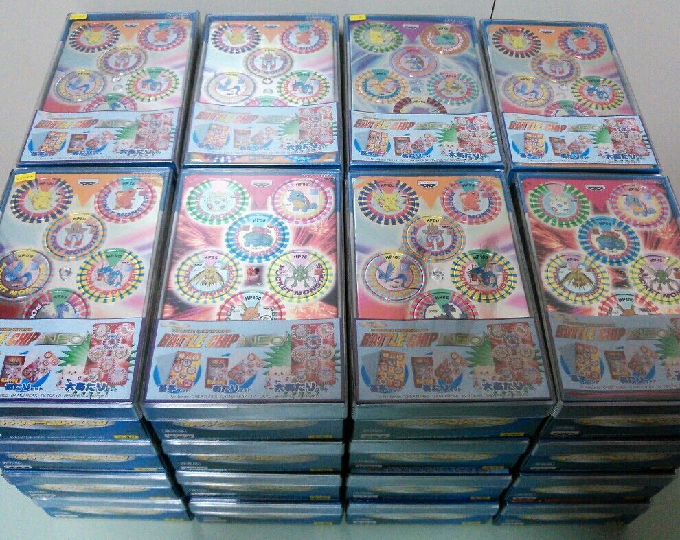 ポケモン バトルチップ ネオ 金のメダル BATTLECHIP バンプレスト