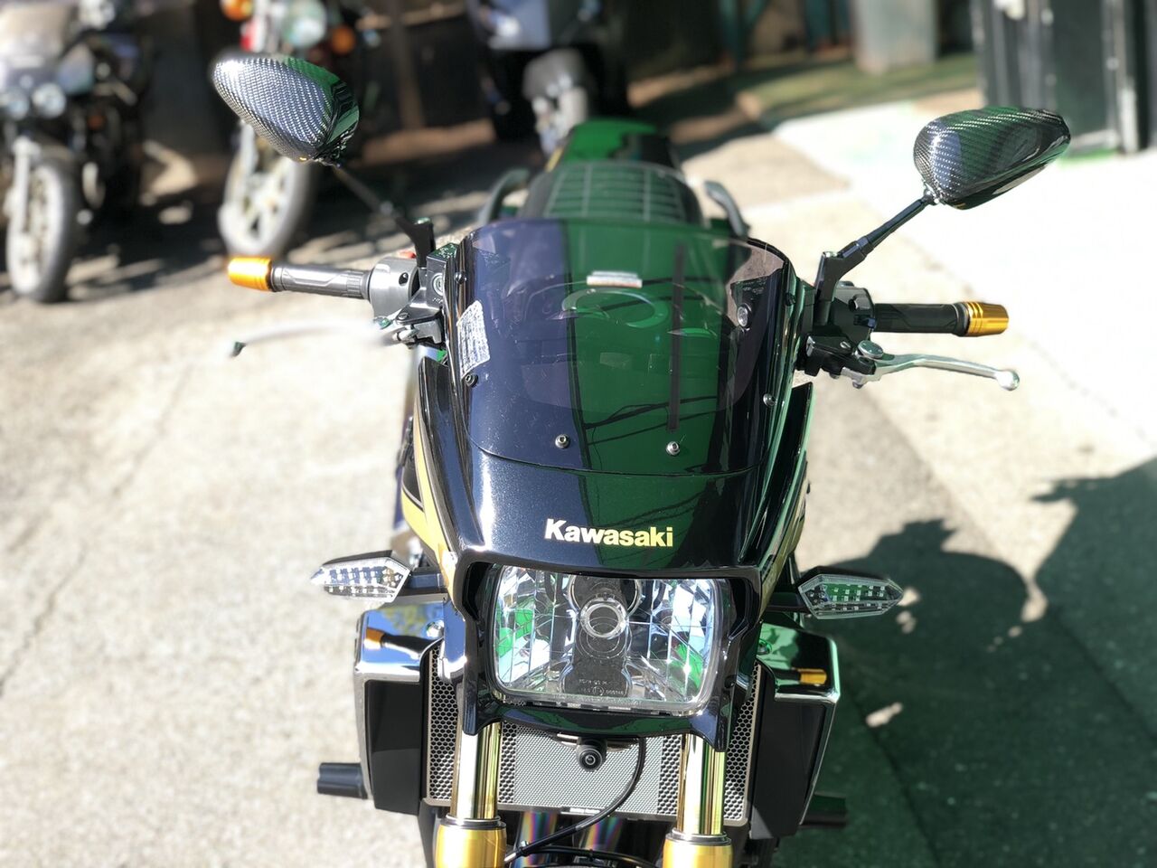 シモタカーボンミラー❗️【JR1C】 ZRX1200