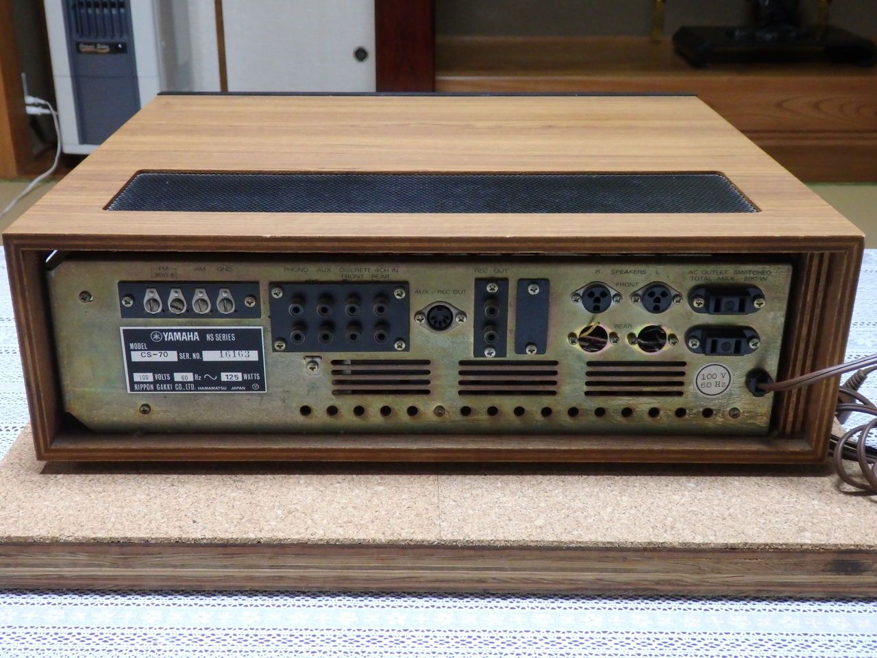 YAMAHA CS-70のスピーカー端子を使いやすくする : BRZで快適生活