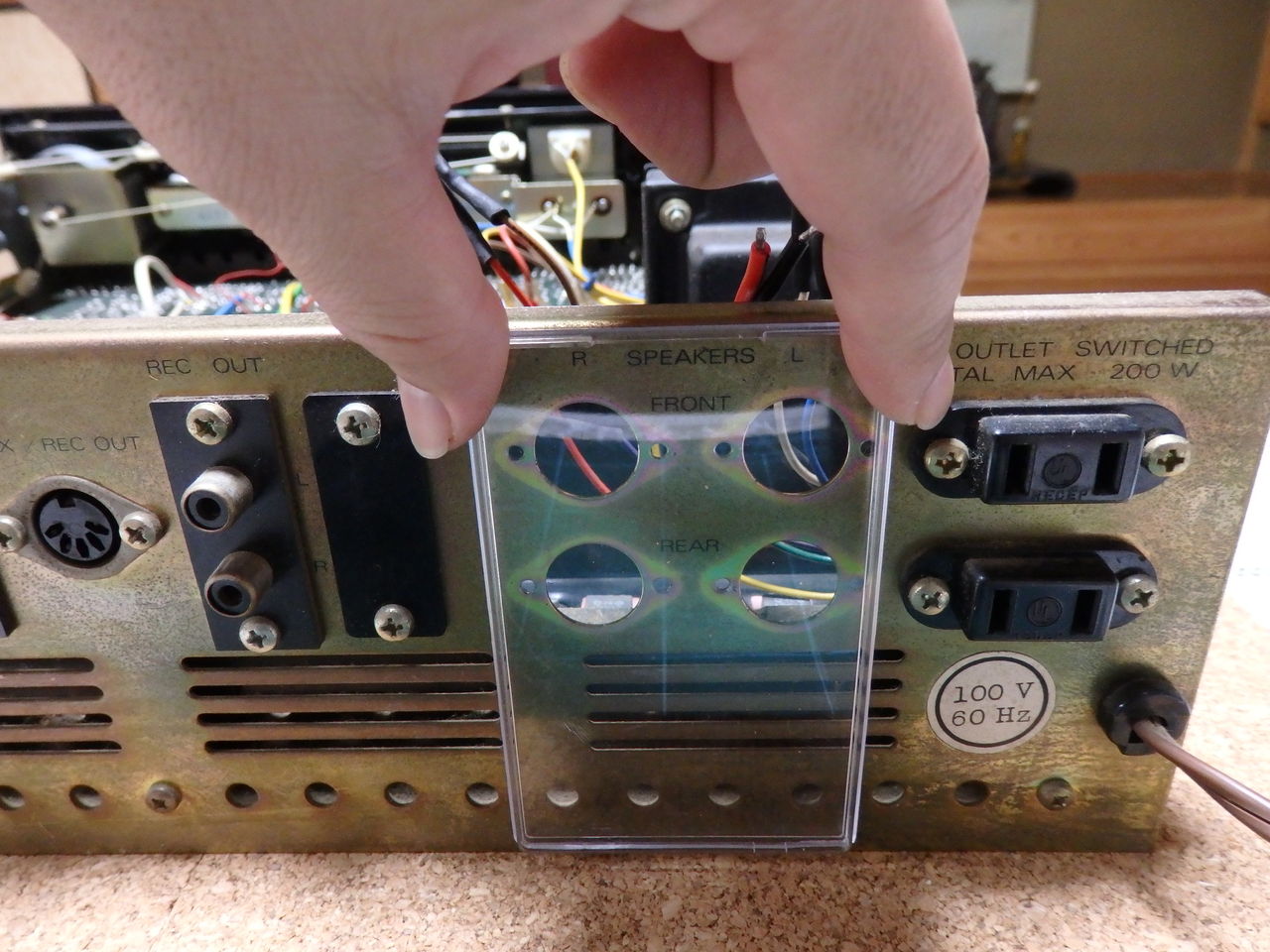 YAMAHA CS-70のスピーカー端子を使いやすくする : BRZで快適生活