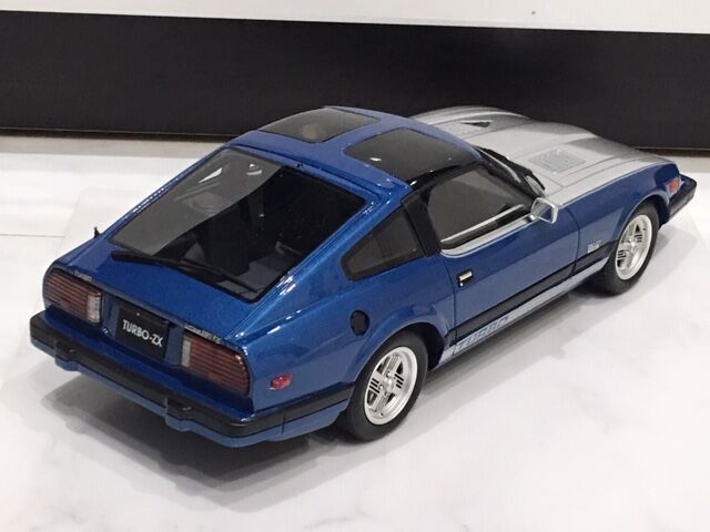訳あり格安！！1/18 otto mobile DATSUN 280ZX ターボ ブルーツートン