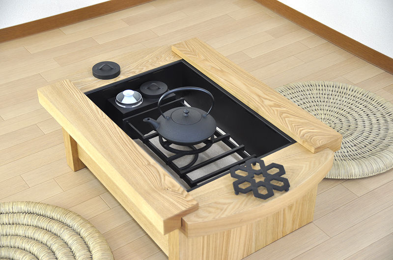 囲炉裏の設計 14 空冷式の囲炉裏・火鉢 : 囲炉裏・火鉢・七輪の