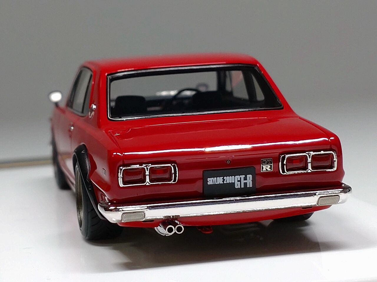 Vision 1/43 NISSAN SKYLINE 2000 GT-R(KPGC10）1971 Red : ミニカー道中記