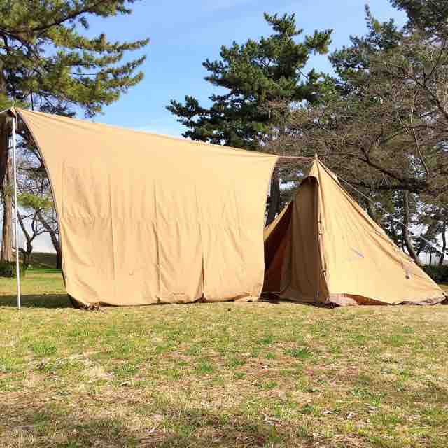 ○普通のサーカスTCでBIG専用焚火タープコネクトヘキサは使えるのか