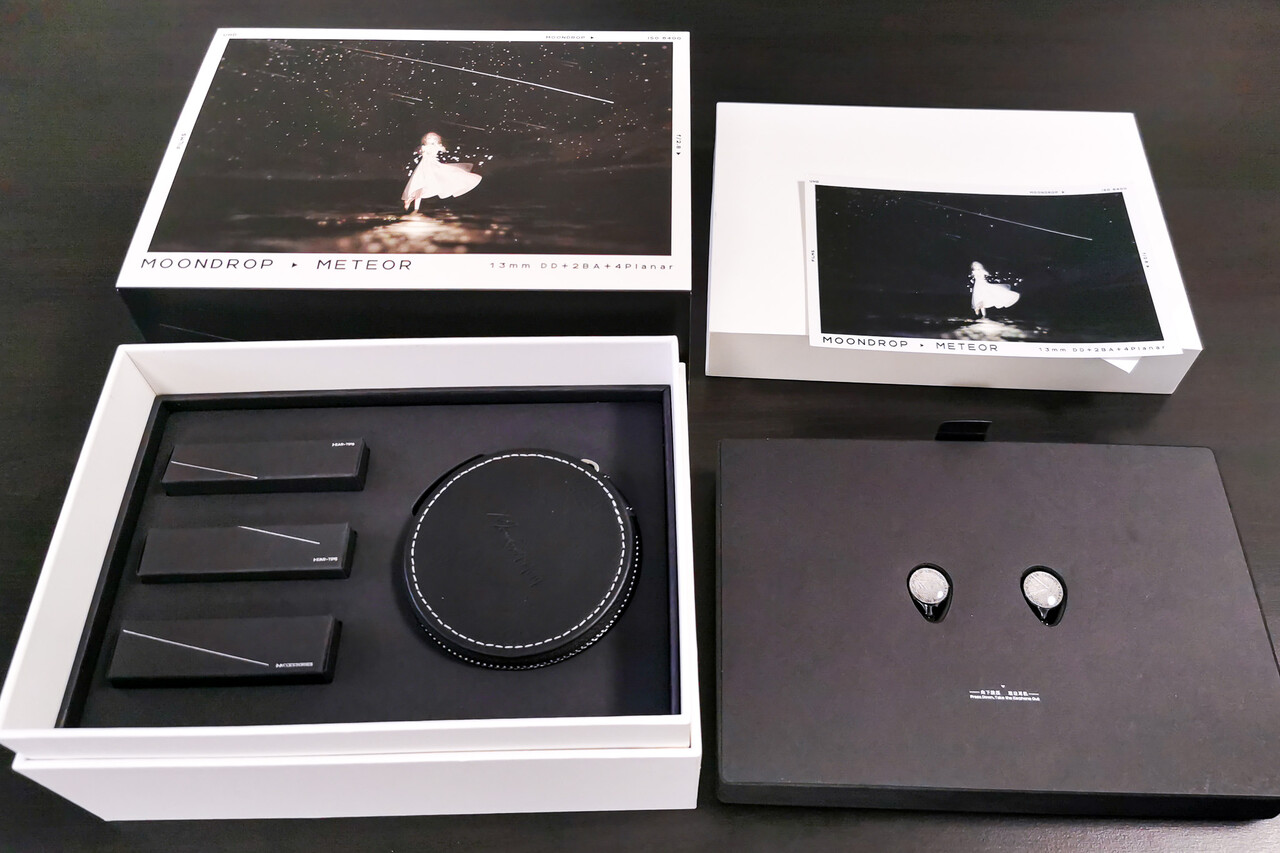 水月雨「Moondrop Meteor - 流星」 隕石を使った特徴的デザインに1DD+