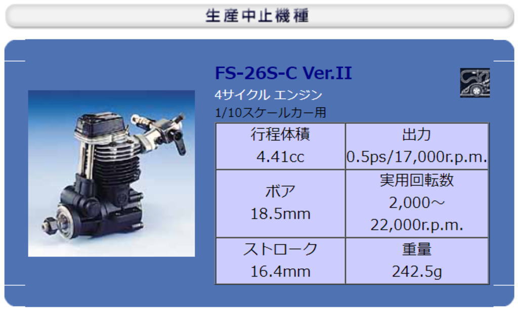 OS「FS-26S」空用エンジンから車用に流用できるパーツは？ : プラドの