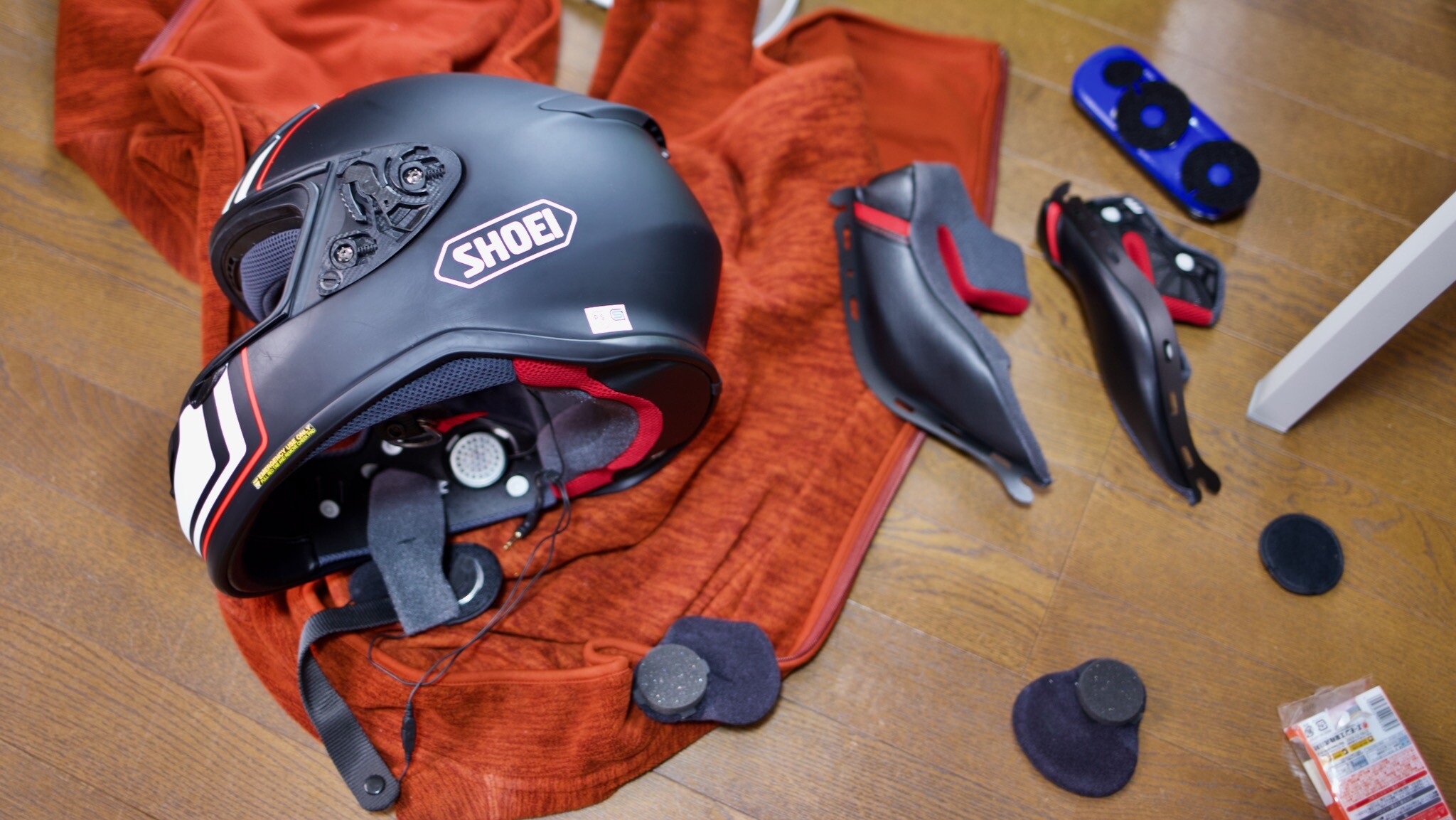 SHOEI Z-7 RECOUNTER 購入 ＆インカム取り付け : kamarin.net