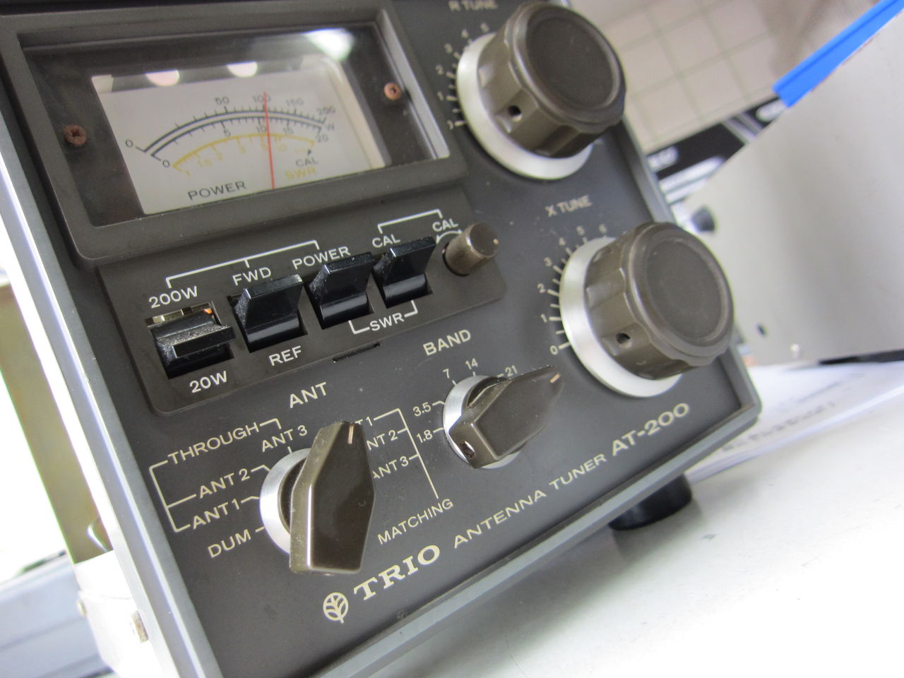 TRIO/トリオAT-200アンテナチューナーの修理を行いました : 山口県の