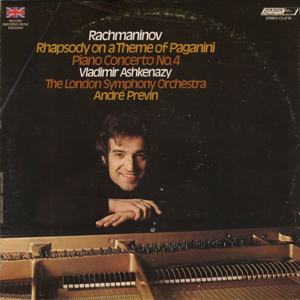 ラフマニノフのピアノ協奏曲第4番(アシュケナージ、プレヴィン/LSO