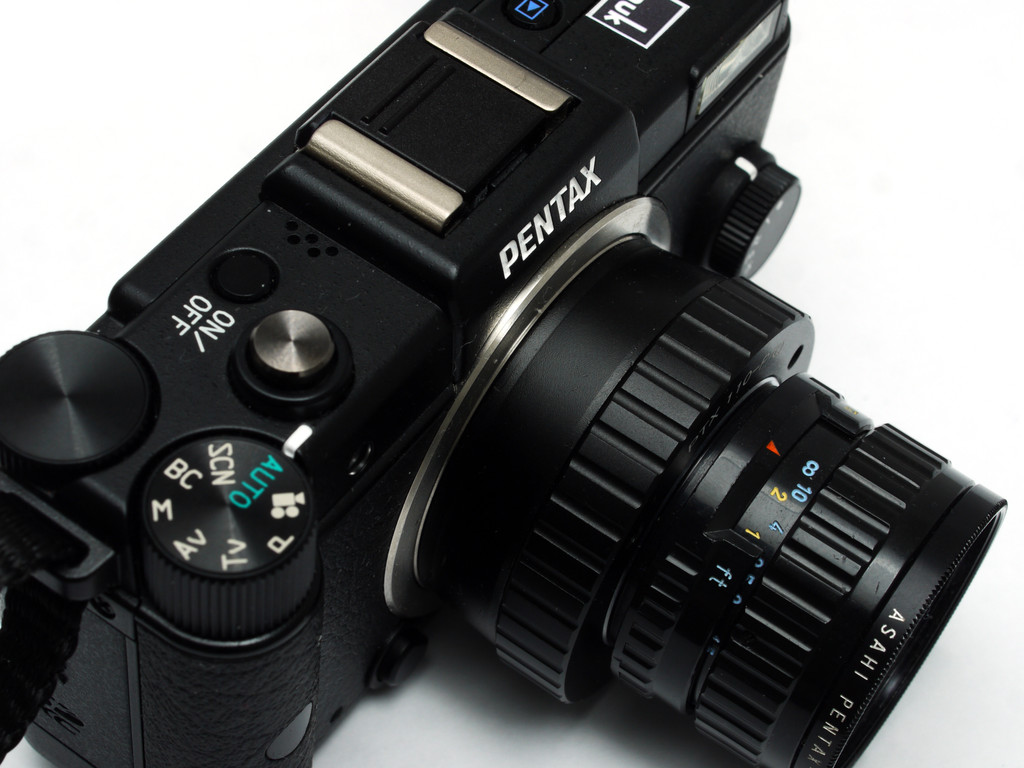 PENTAX auto110レンズ PENTAX Q 用マウントアダプター : muk camera