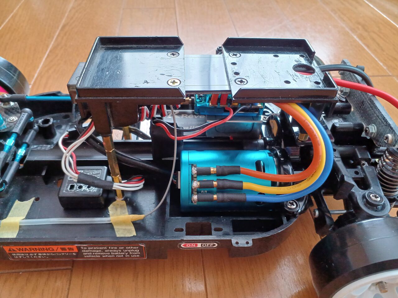 2025/6/15の作業：タミヤ TT-01 RWD LTSの製作④ : お父さんの作業部屋