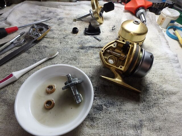 ダイワ／スピンキャスト20DXオーバーホール依頼です。 : リール屋
