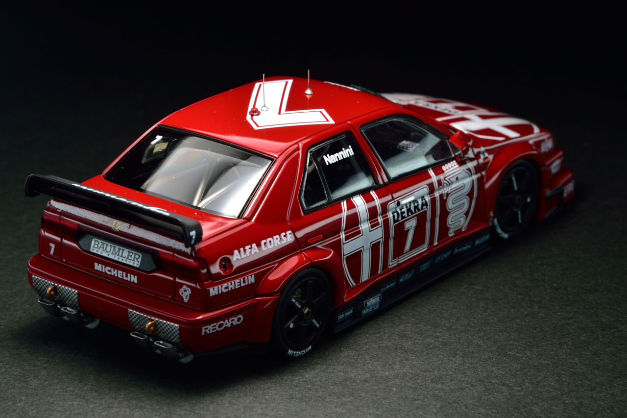 HPI 1/43 Alfa Romeo 155 V6 Ti #7 DTM 1993 : POKER FACE 4 ReLoad