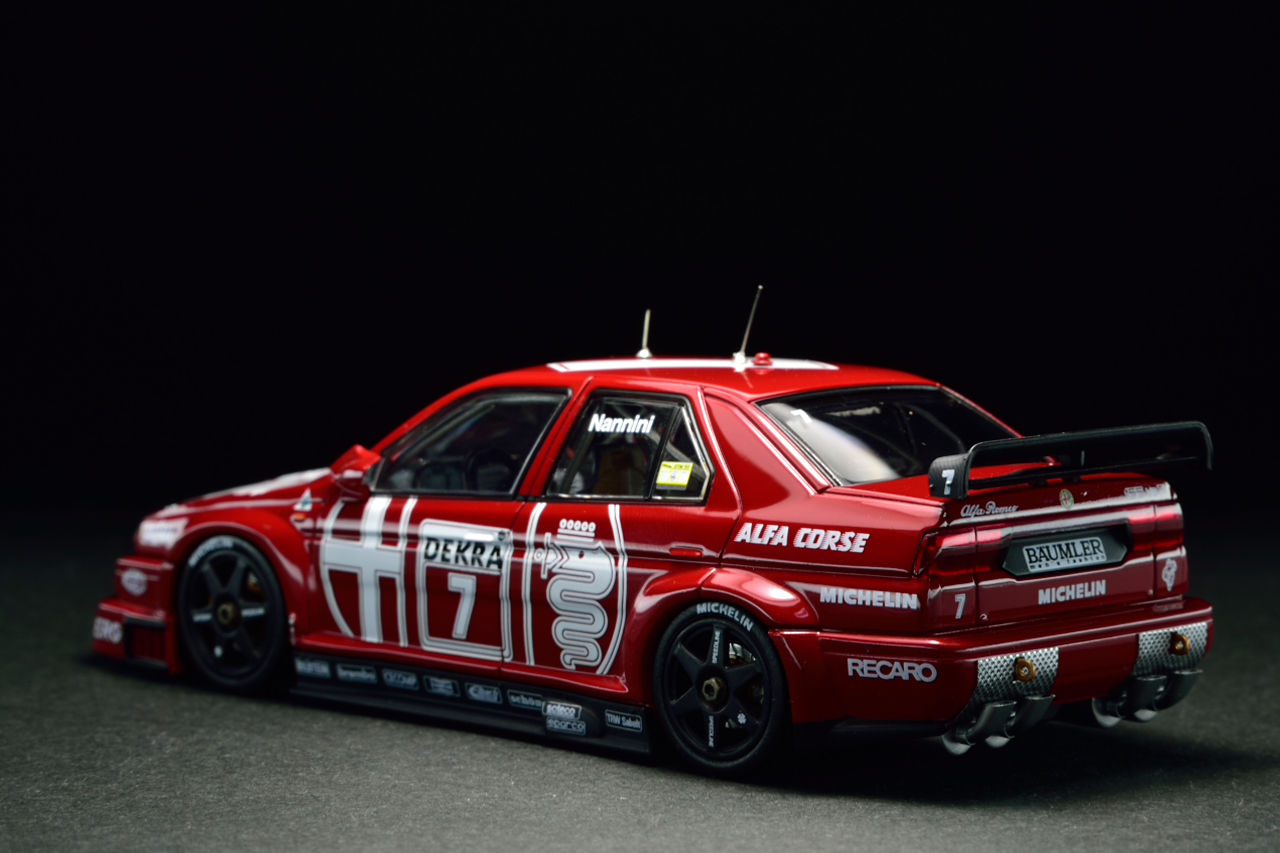 HPI 1/43 Alfa Romeo 155 V6 Ti #7 DTM 1993 : POKER FACE 4 ReLoad