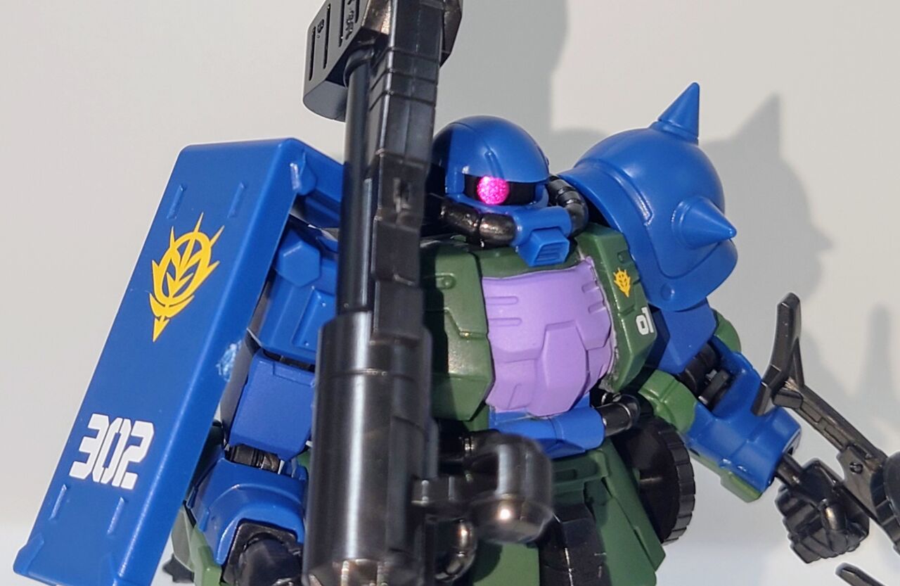 663.GフレームFA ソロモンの悪夢セット アナベル・ガトー専用ザクⅡ