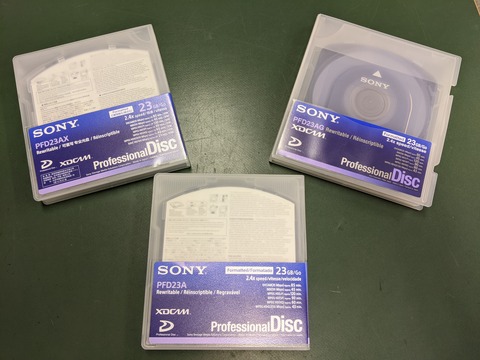 容量同じXDCAMディスクでも3種類商品有るけど何が違うの