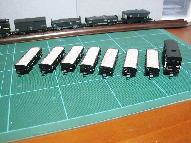 超金欠時に・・・マイクロ 西武トム301・黒色＋ワフ101 8両セット到着