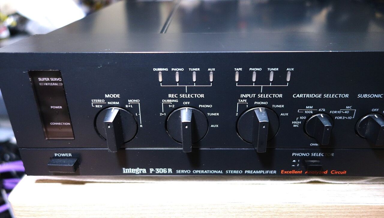 ONKYO integra P-306R ジャンクをレストアしてみます : アンプジャン