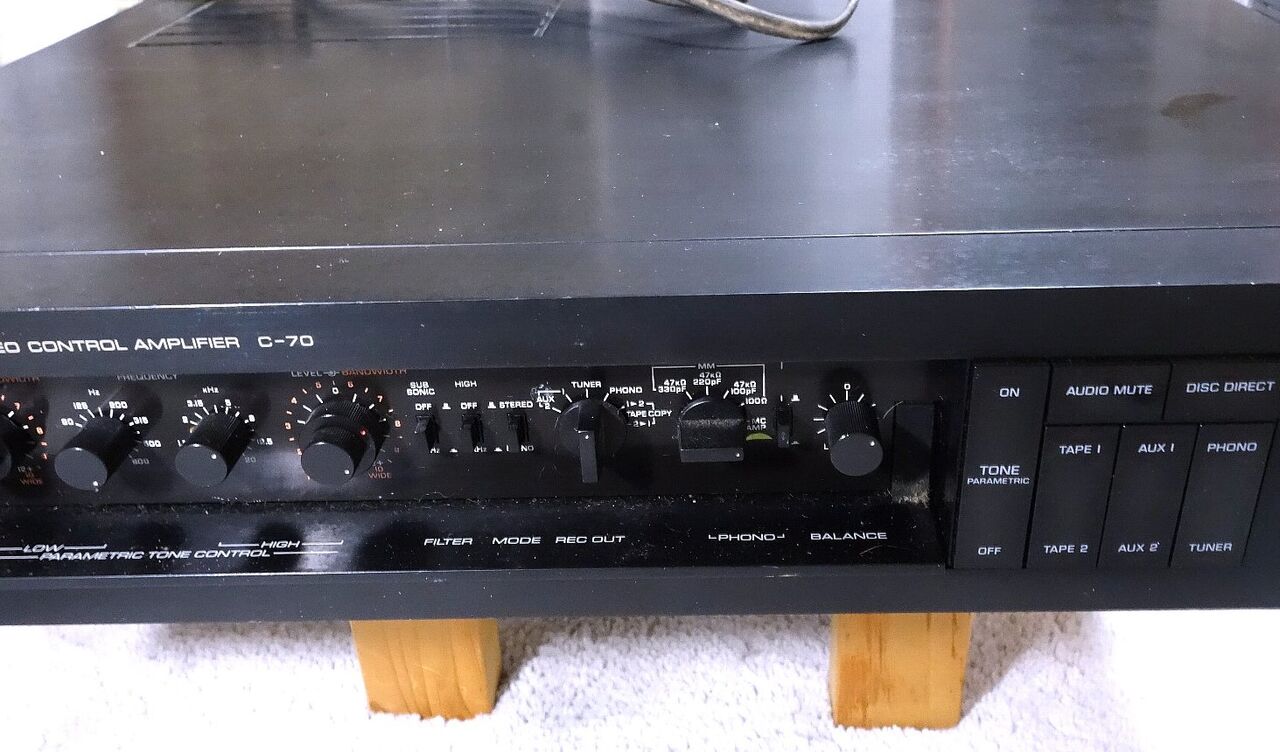 YAMAHA C-70 ジャンクをレストアしてみます : アンプジャンカーのblog