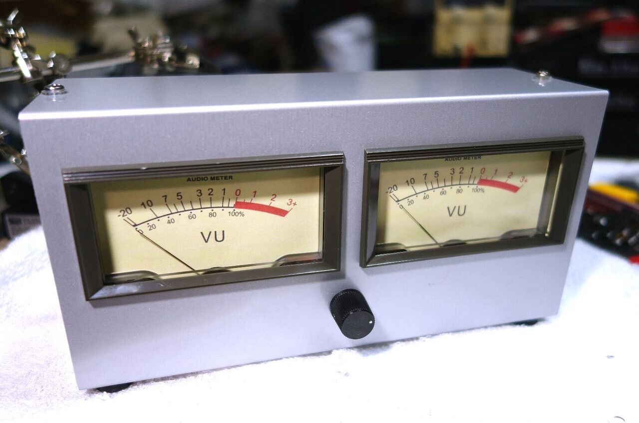 中古メーターを入手したのでVUメーターを作ってみました : アンプ