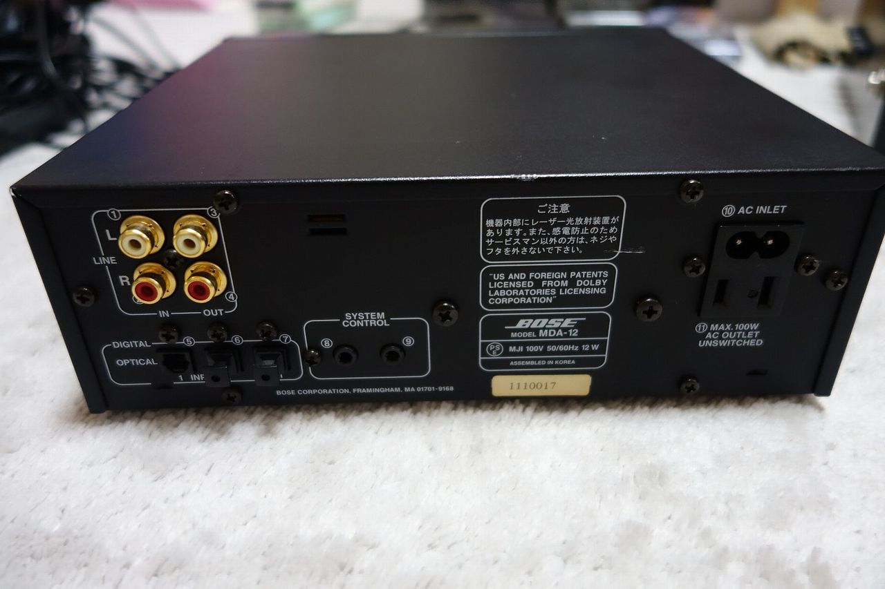 BOSE MDA-12 を入手しました : アンプジャンカーのblog