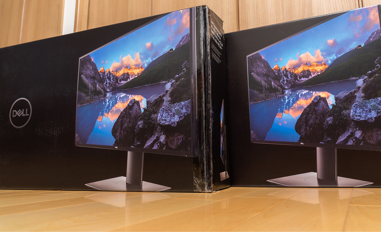 DELL 4Kディスプレイ U2720QMを2枚買ったけど、デュアルディスプレイの
