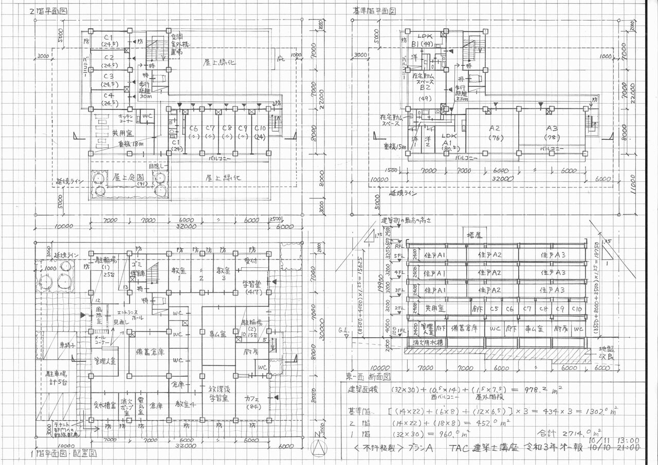 令和3年一級建築士 設計製図の試験 講評 : TAC建築士講師室ブログ