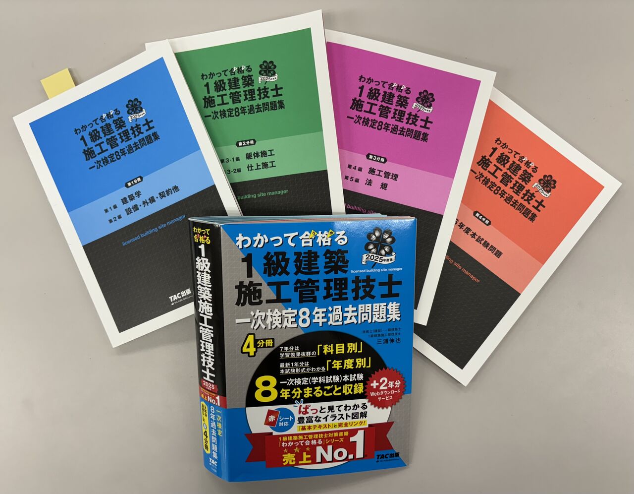 1級建築施工管理技士 2025年度版 テキスト＆問題集 : TAC建築