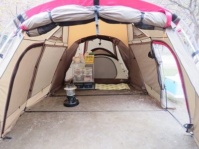 タシーク エクステンション 初張りレビュー : キャンプ場とキャンプ