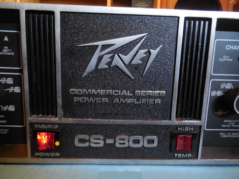PEAVEY CS-800 Power Ampを試してみよう : B級オーディオ奮戦記