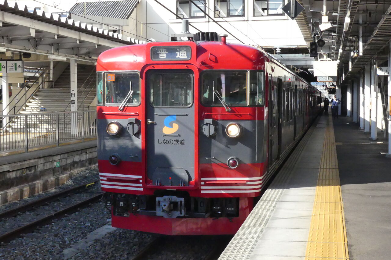 しなの鉄道 115系6両編成（1320M／1321M）乗車記