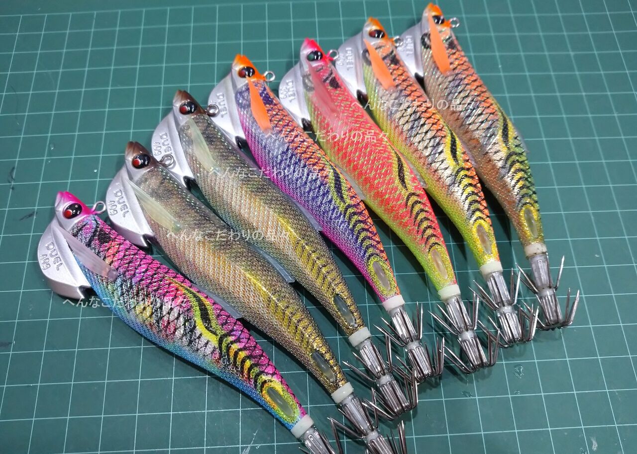 ティップラン用エギ～シンカーの互換性 : 変なコダワリの品々