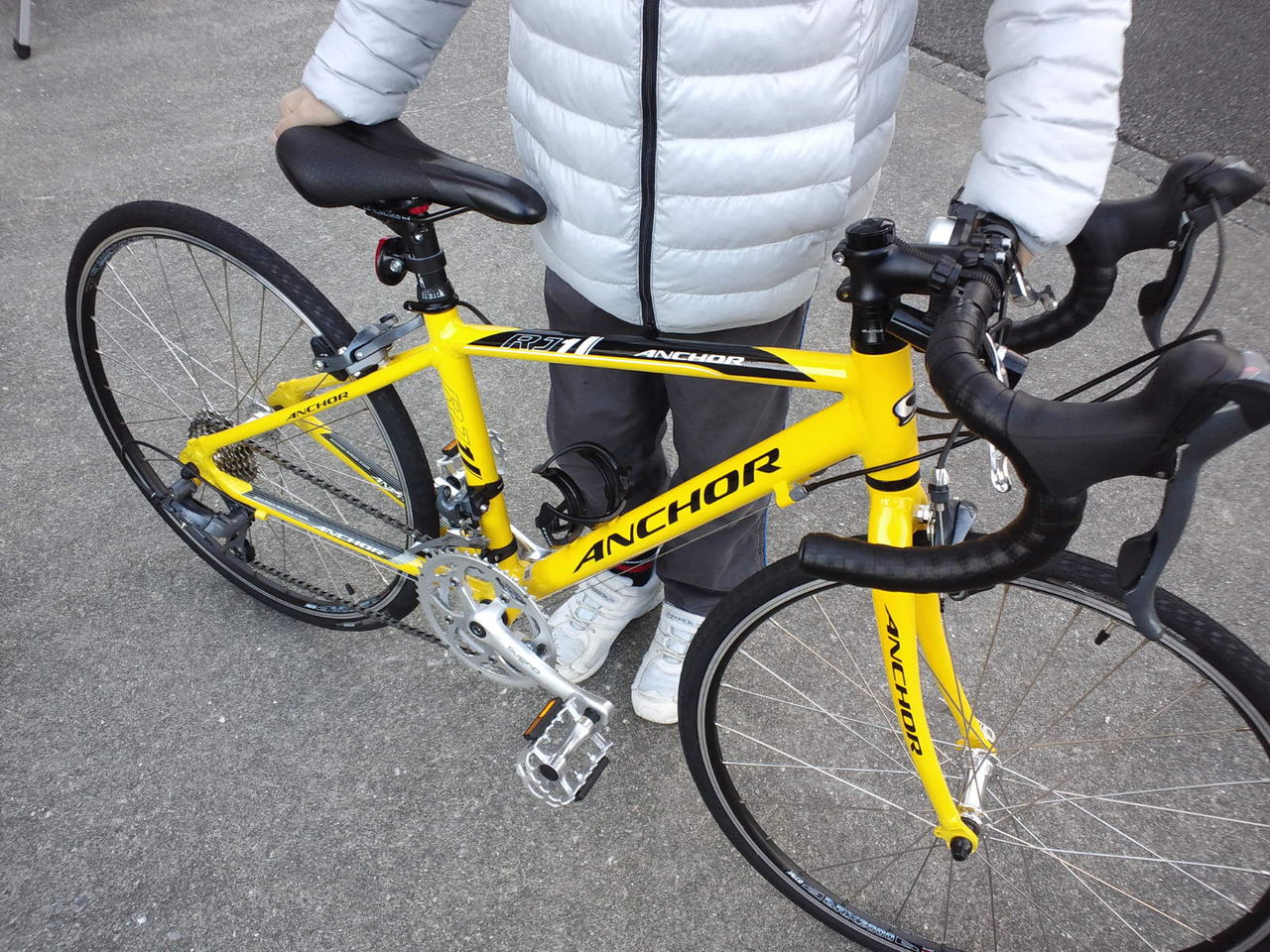 ANCHOR RJ1 レーシングイエロー : サイクルショップ ワラガイ