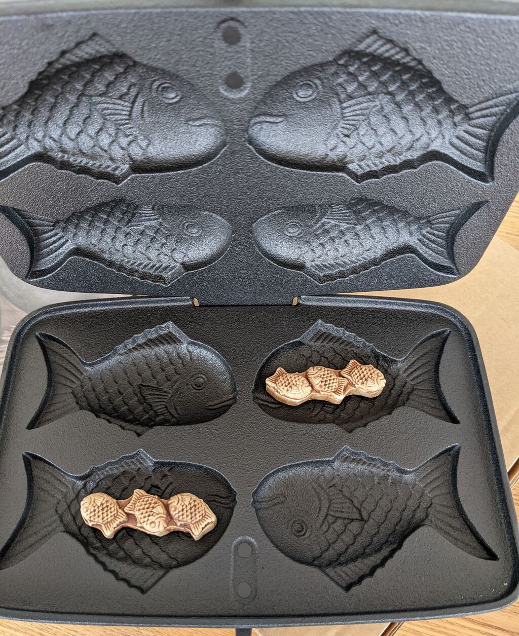 OIGEN 南部鉄器タミさんのたい焼き器 : ゆこぶーの食いしん坊万歳