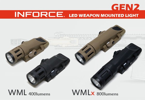 INFORCE (インフォース) WML / WMLX GEN2 ウェポンライト : アカリ
