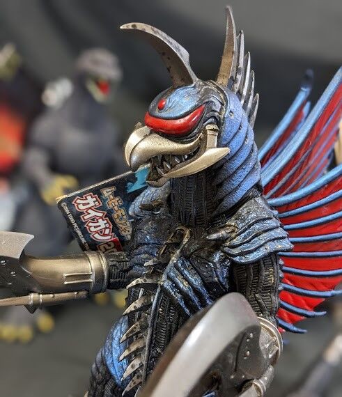 FWゴジラ・ガイガン・モンスターX（バンダイ）タグ付ソフビフィギュア