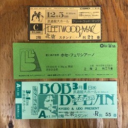 チケット半券79点 70年代＆初来日モノ多数！ レッド・ツェッペリン