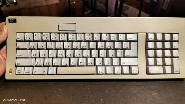 1989/平成1/Apple/Apple Keyboard/Macintosh SE30付属キーボード/F
