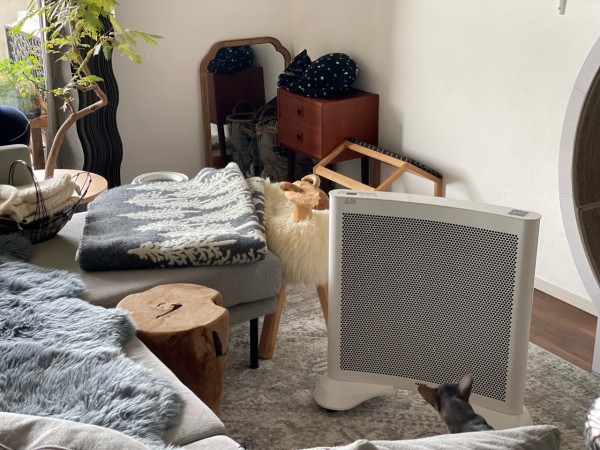 フランス製「CAMPA」のパネルヒーターが届いた♪ ポカポカ気持ちが良い